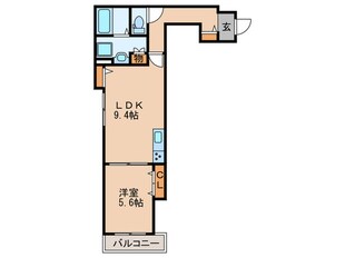 クリエオーレ加島の物件間取画像